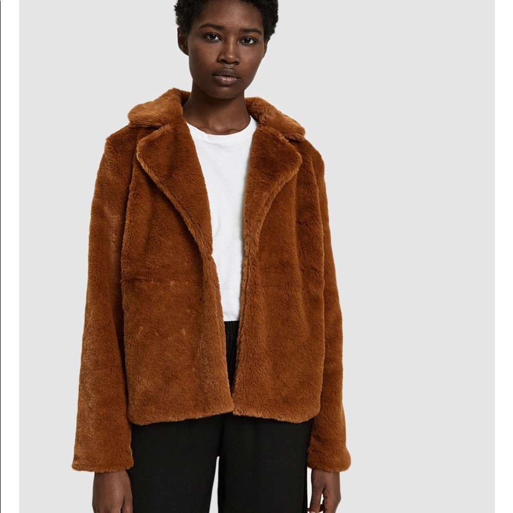 NEED SUPPLY (STELEN) FAUX FUR COAT - Picture 5 of 5